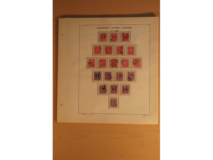 1850/1955, postfrische, ungebrauchte und gestempelte Sammlung mit vielen guten Ausgaben wie Dollfuß, Renner-Kleinbogen etc., 
