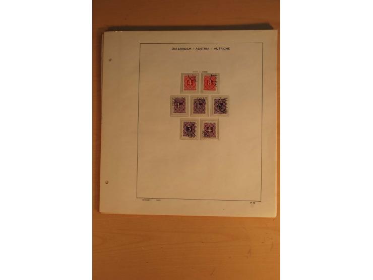 1850/1955, postfrische, ungebrauchte und gestempelte Sammlung mit vielen guten Ausgaben wie Dollfuß, Renner-Kleinbogen etc., 