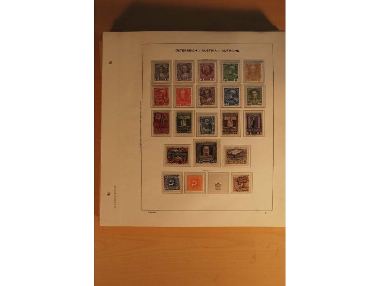 1850/1955, postfrische, ungebrauchte und gestempelte Sammlung mit vielen guten Ausgaben wie Dollfuß, Renner-Kleinbogen etc., 