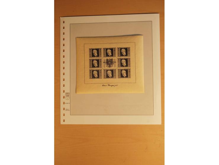 1850/1955, postfrische, ungebrauchte und gestempelte Sammlung mit vielen guten Ausgaben wie Dollfuß, Renner-Kleinbogen etc., 