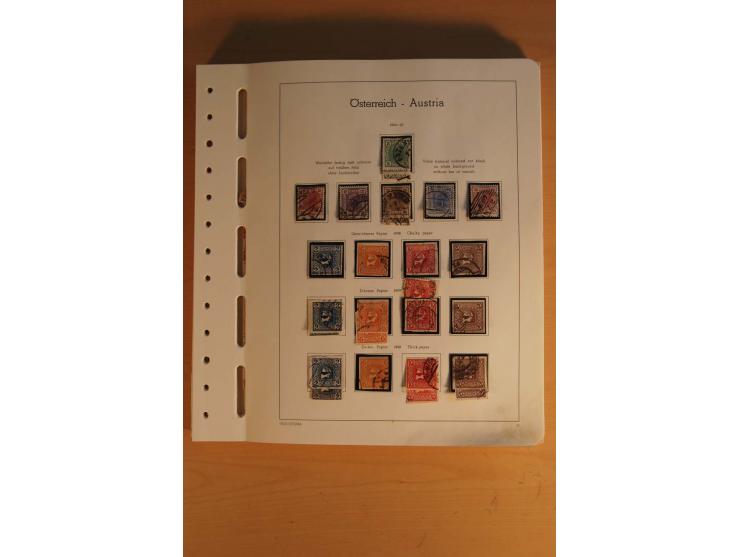 1850/2004, gestempelte, ungebrauchte und postfrische Sammlung mit diversen besseren Werten, dabei Mi.-Nr. 1-5 (meist mehrfach