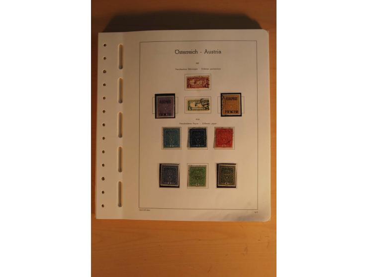 1850/2004, gestempelte, ungebrauchte und postfrische Sammlung mit diversen besseren Werten, dabei Mi.-Nr. 1-5 (meist mehrfach