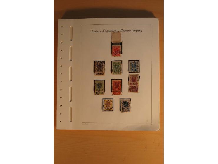 1850/2004, gestempelte, ungebrauchte und postfrische Sammlung mit diversen besseren Werten, dabei Mi.-Nr. 1-5 (meist mehrfach