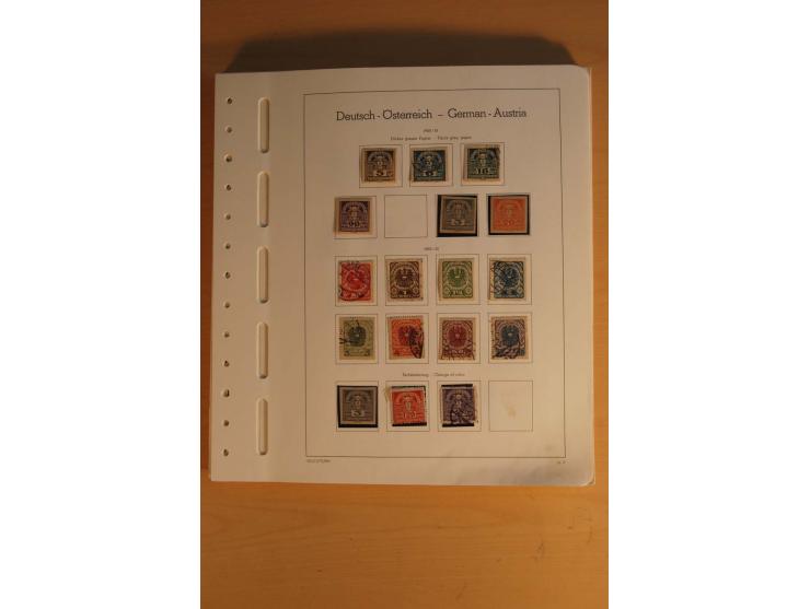 1850/2004, gestempelte, ungebrauchte und postfrische Sammlung mit diversen besseren Werten, dabei Mi.-Nr. 1-5 (meist mehrfach