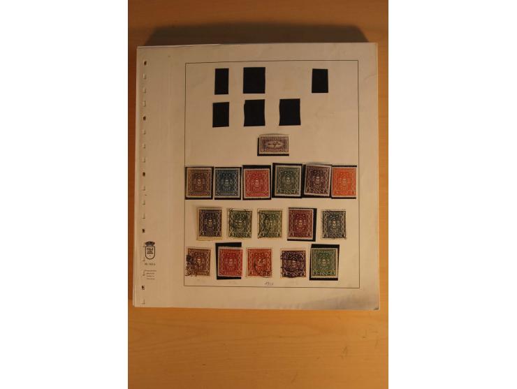 1850/2004, gestempelte, ungebrauchte und postfrische Sammlung mit diversen besseren Werten, dabei Mi.-Nr. 1-5 (meist mehrfach