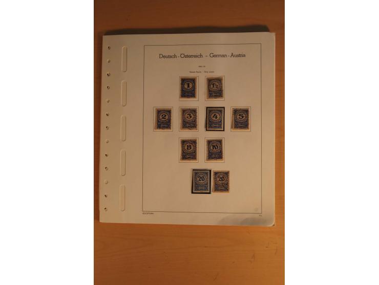 1850/2004, gestempelte, ungebrauchte und postfrische Sammlung mit diversen besseren Werten, dabei Mi.-Nr. 1-5 (meist mehrfach