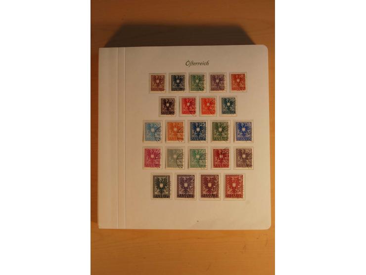 1850/2004, gestempelte, ungebrauchte und postfrische Sammlung mit diversen besseren Werten, dabei Mi.-Nr. 1-5 (meist mehrfach