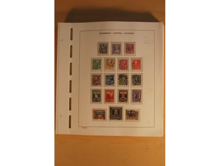 1850/1959, gestempelte Sammlung mit besseren Ausgaben und Porto im Album