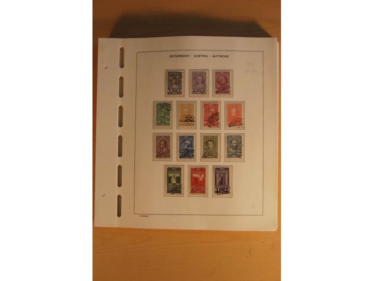 1850/1959, gestempelte Sammlung mit besseren Ausgaben und Porto im Album