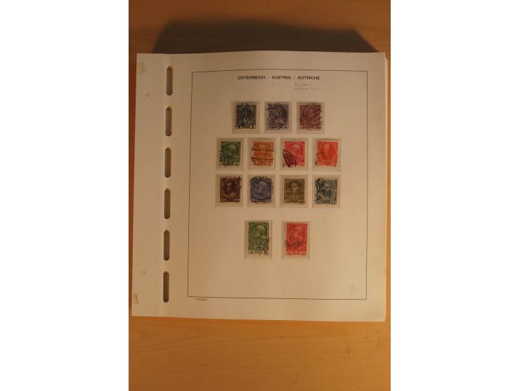 1850/1959, gestempelte Sammlung mit besseren Ausgaben und Porto im Album