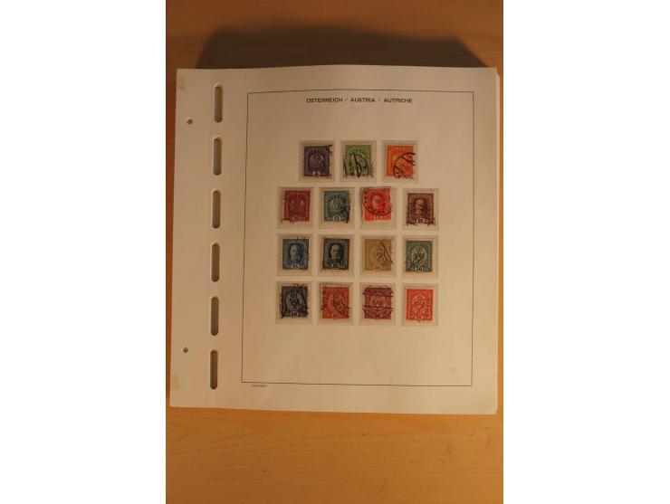 1850/1959, gestempelte Sammlung mit besseren Ausgaben und Porto im Album