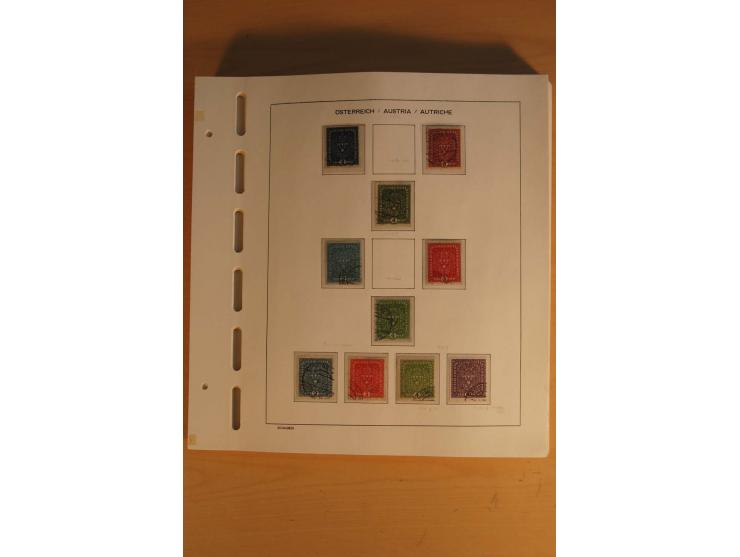 1850/1959, gestempelte Sammlung mit besseren Ausgaben und Porto im Album