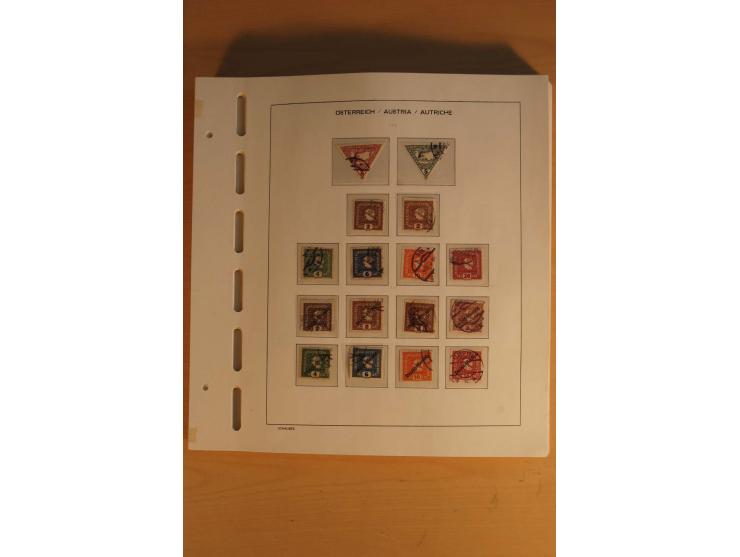 1850/1959, gestempelte Sammlung mit besseren Ausgaben und Porto im Album