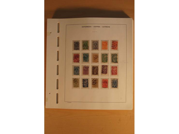 1850/1959, gestempelte Sammlung mit besseren Ausgaben und Porto im Album