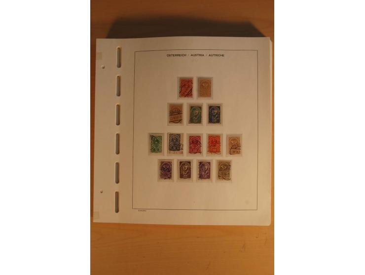 1850/1959, gestempelte Sammlung mit besseren Ausgaben und Porto im Album