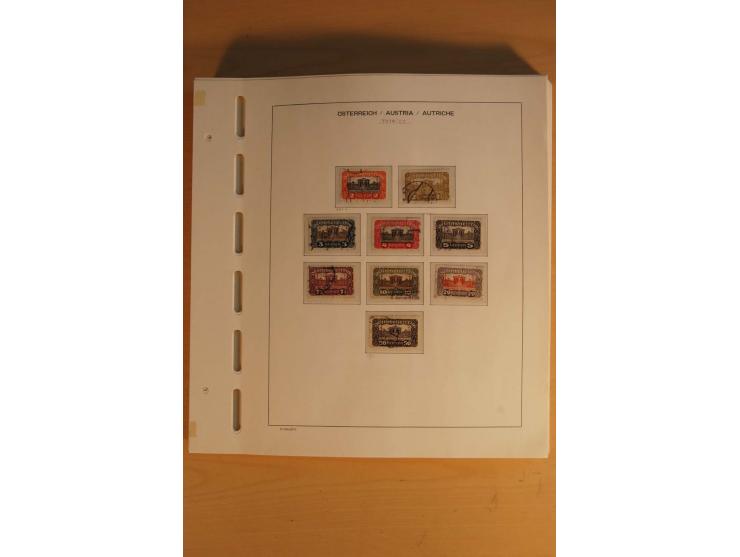 1850/1959, gestempelte Sammlung mit besseren Ausgaben und Porto im Album