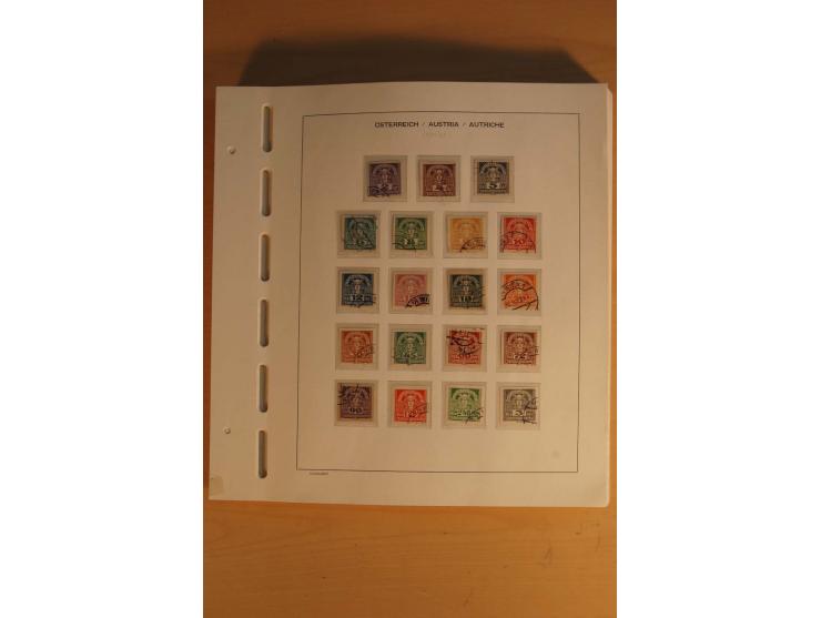 1850/1959, gestempelte Sammlung mit besseren Ausgaben und Porto im Album