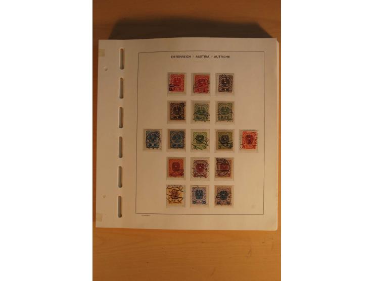 1850/1959, gestempelte Sammlung mit besseren Ausgaben und Porto im Album
