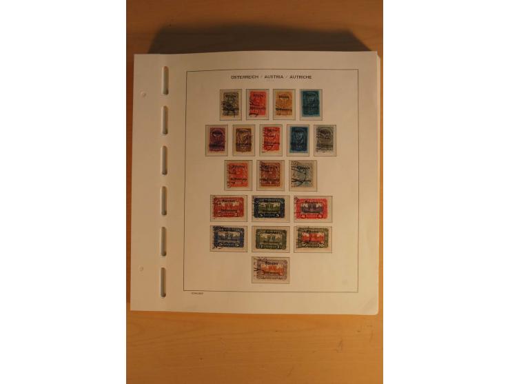 1850/1959, gestempelte Sammlung mit besseren Ausgaben und Porto im Album