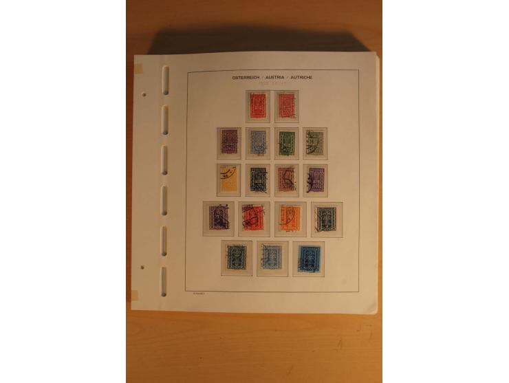 1850/1959, gestempelte Sammlung mit besseren Ausgaben und Porto im Album