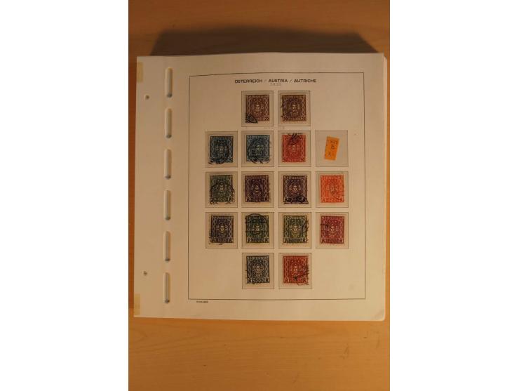 1850/1959, gestempelte Sammlung mit besseren Ausgaben und Porto im Album