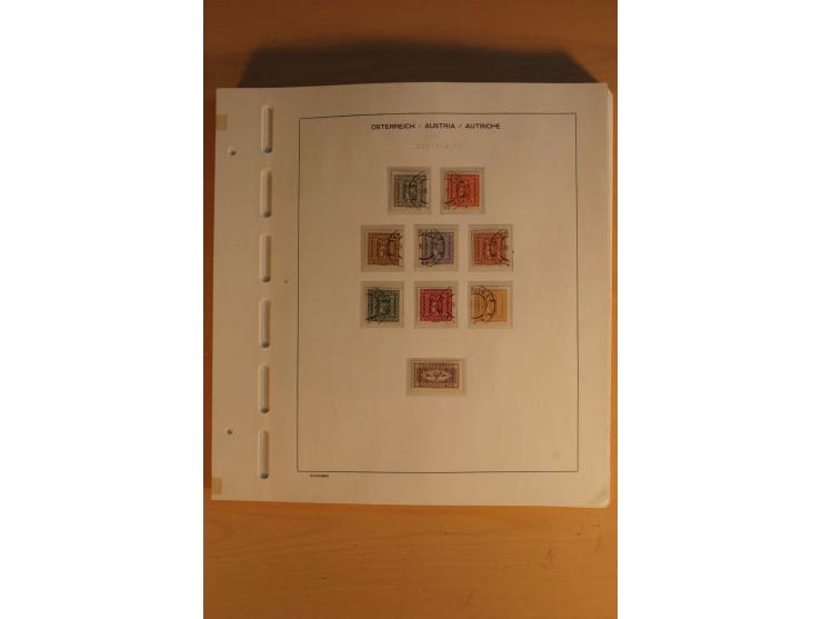 1850/1959, gestempelte Sammlung mit besseren Ausgaben und Porto im Album