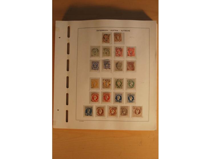 1850/1959, gestempelte Sammlung mit besseren Ausgaben und Porto im Album