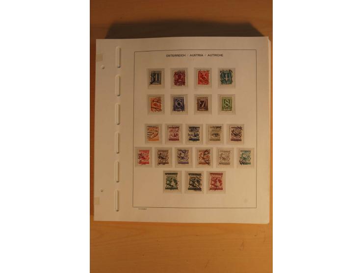 1850/1959, gestempelte Sammlung mit besseren Ausgaben und Porto im Album