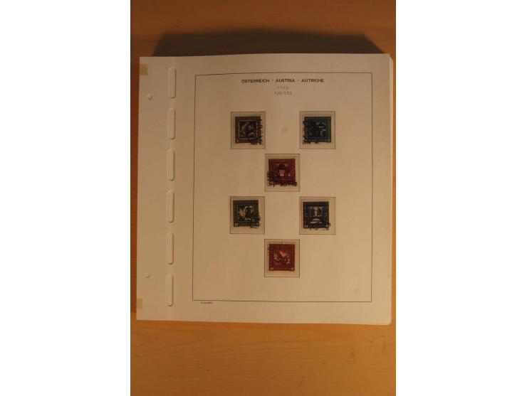 1850/1959, gestempelte Sammlung mit besseren Ausgaben und Porto im Album