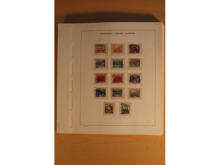 1850/1959, gestempelte Sammlung mit besseren Ausgaben und Porto im Album