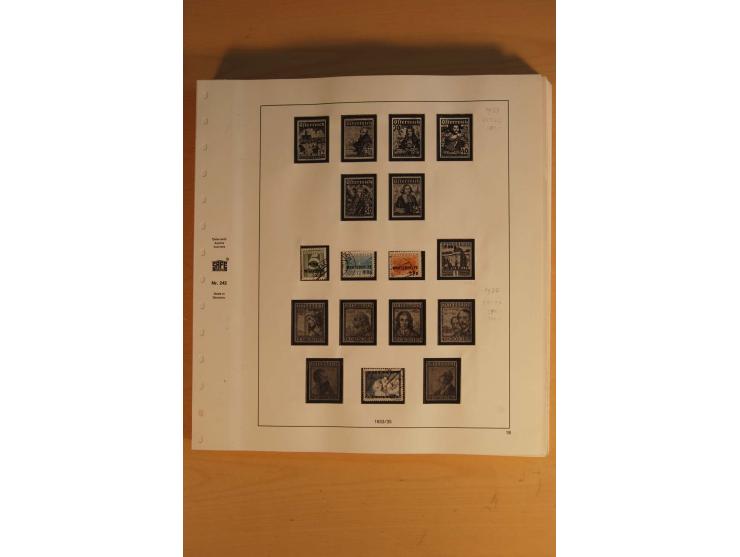 1850/1959, gestempelte Sammlung mit besseren Ausgaben und Porto im Album