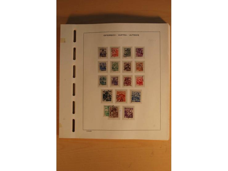 1850/1959, gestempelte Sammlung mit besseren Ausgaben und Porto im Album