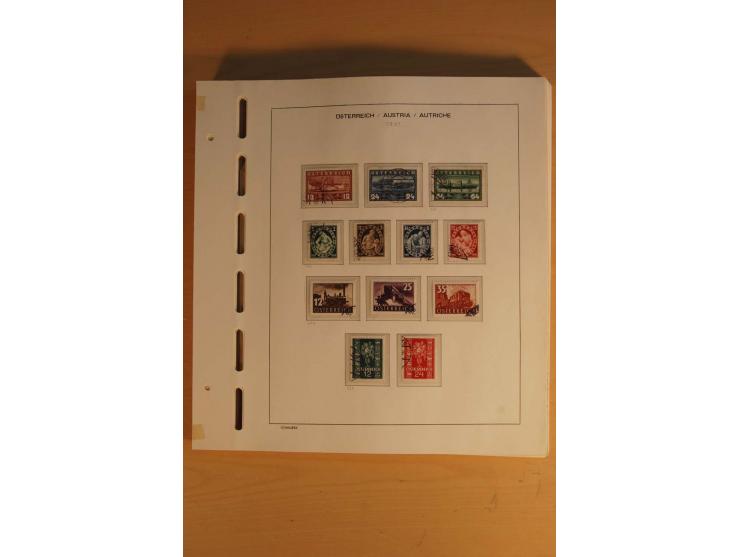 1850/1959, gestempelte Sammlung mit besseren Ausgaben und Porto im Album