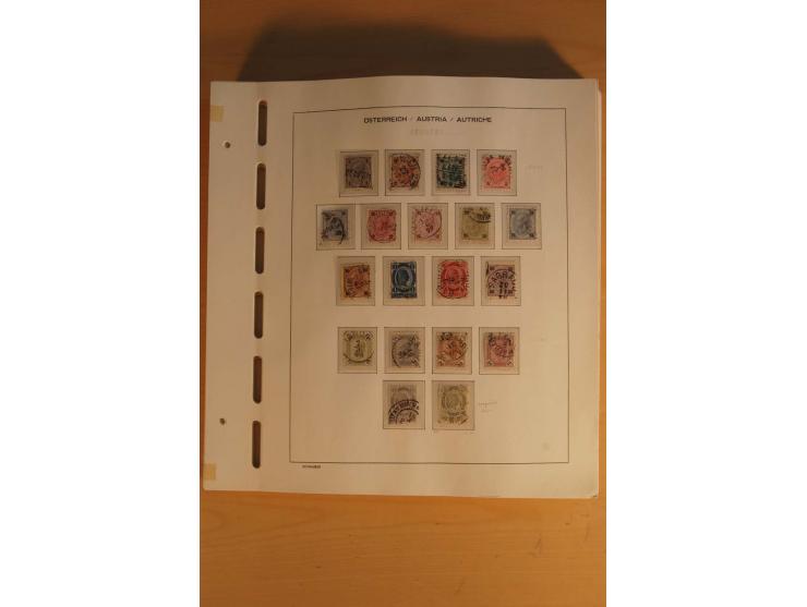 1850/1959, gestempelte Sammlung mit besseren Ausgaben und Porto im Album
