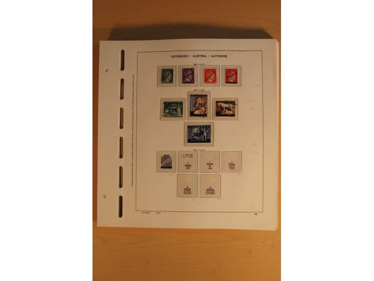 1850/1959, gestempelte Sammlung mit besseren Ausgaben und Porto im Album