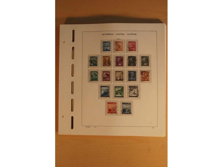 1850/1959, gestempelte Sammlung mit besseren Ausgaben und Porto im Album
