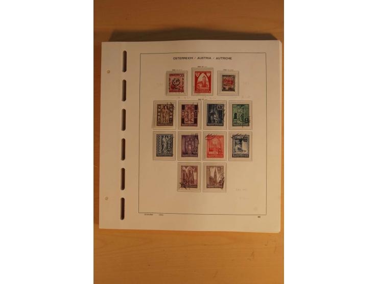 1850/1959, gestempelte Sammlung mit besseren Ausgaben und Porto im Album