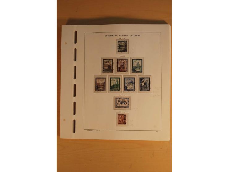 1850/1959, gestempelte Sammlung mit besseren Ausgaben und Porto im Album