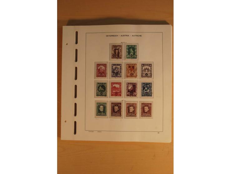 1850/1959, gestempelte Sammlung mit besseren Ausgaben und Porto im Album