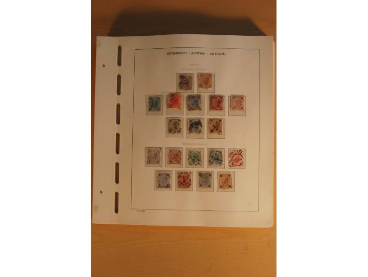 1850/1959, gestempelte Sammlung mit besseren Ausgaben und Porto im Album