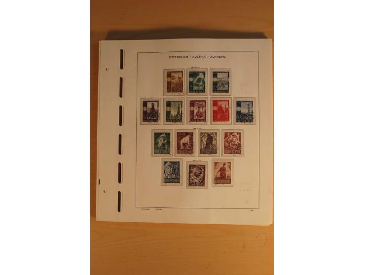 1850/1959, gestempelte Sammlung mit besseren Ausgaben und Porto im Album