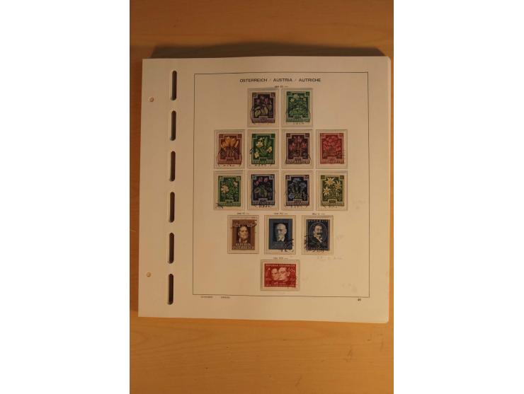 1850/1959, gestempelte Sammlung mit besseren Ausgaben und Porto im Album