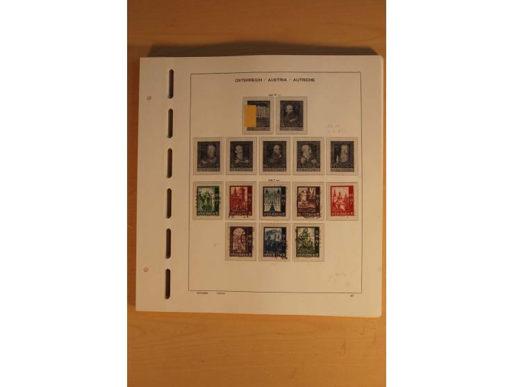 1850/1959, gestempelte Sammlung mit besseren Ausgaben und Porto im Album