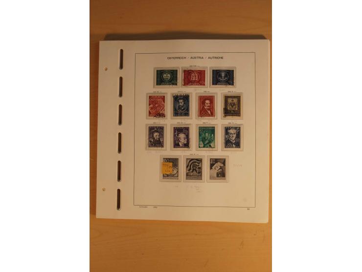1850/1959, gestempelte Sammlung mit besseren Ausgaben und Porto im Album
