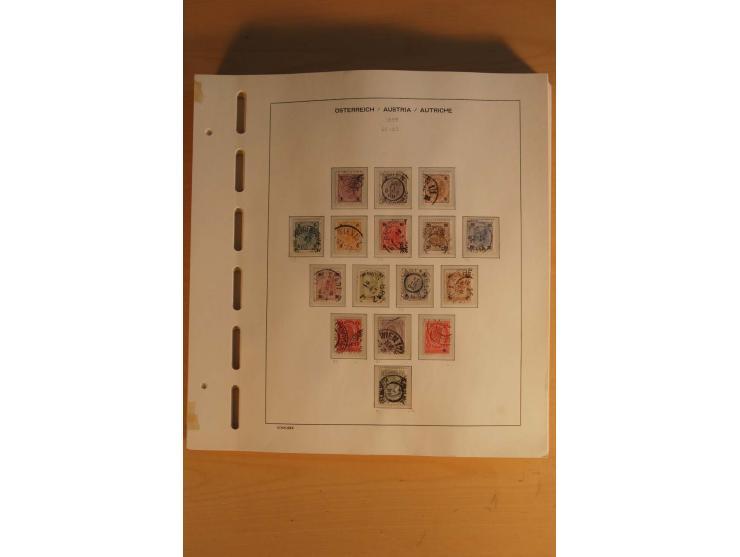 1850/1959, gestempelte Sammlung mit besseren Ausgaben und Porto im Album