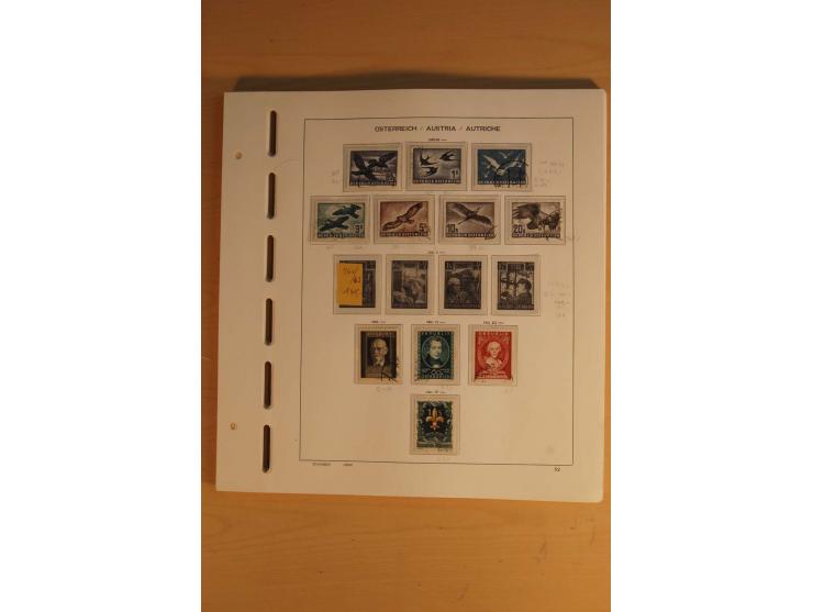 1850/1959, gestempelte Sammlung mit besseren Ausgaben und Porto im Album