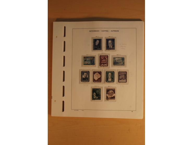 1850/1959, gestempelte Sammlung mit besseren Ausgaben und Porto im Album