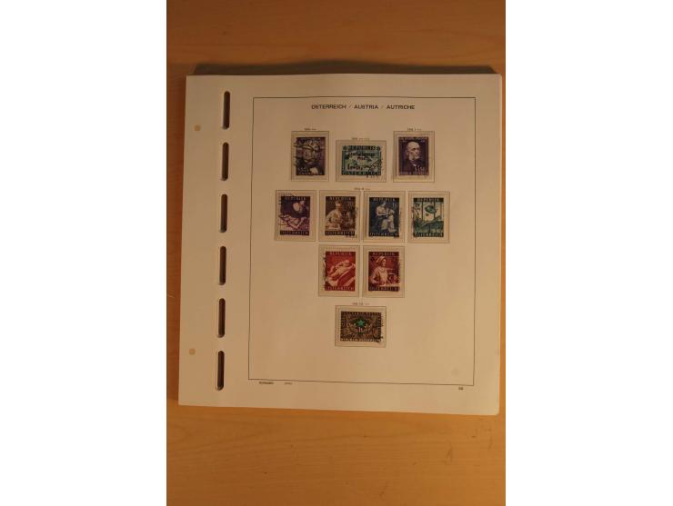 1850/1959, gestempelte Sammlung mit besseren Ausgaben und Porto im Album