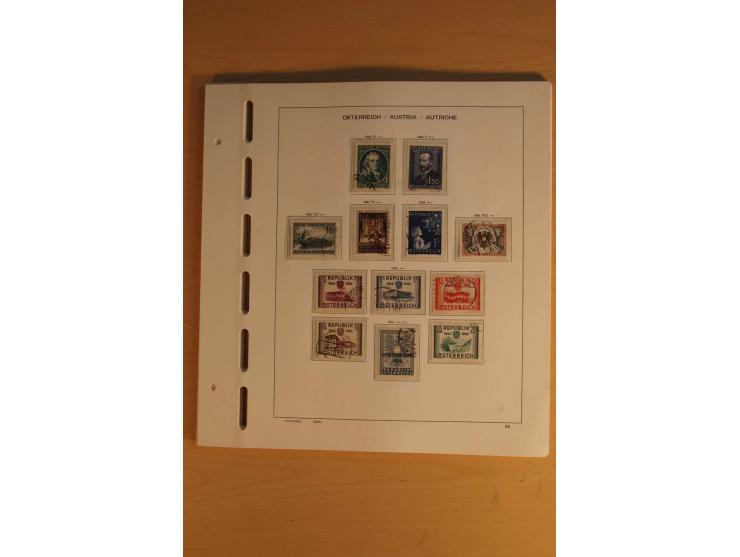 1850/1959, gestempelte Sammlung mit besseren Ausgaben und Porto im Album