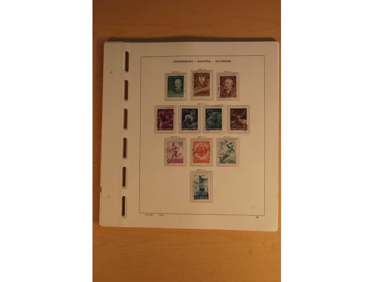 1850/1959, gestempelte Sammlung mit besseren Ausgaben und Porto im Album